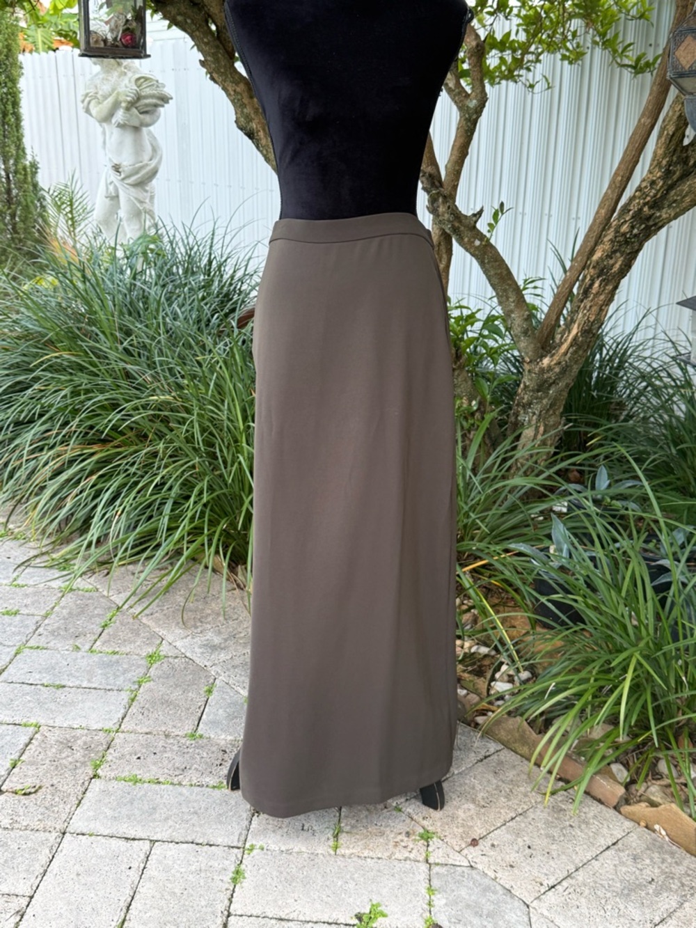 Chico's Brown Maxi Skirt - Sleek Long Silhouette